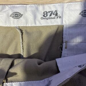 Dickies Men's Tan 874 Original Fit Chinos